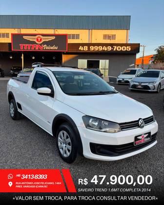 VOLKSWAGEN SAVEIRO 1.6 MI CS 8V FLEX 2P MANUAL G.VI VOLKSWAGEN SAVEIRO 1.6 MI CS 8V FLEX 2P MANUAL G.VI
